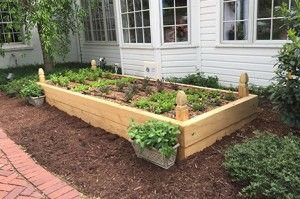 Yard2Kitchen organic edible garden, built for Paper Mill Playhouse