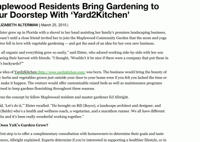 Village Green Article
